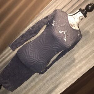 Long sleeve sleek dress